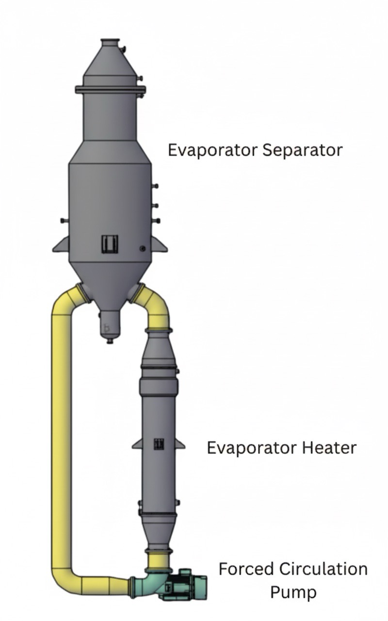 Forced Circulation Evaporator